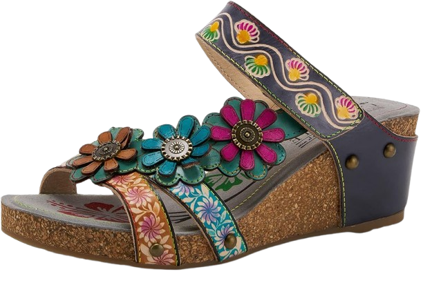 Women's Delight Slide Sandals Hook & Loop Straps